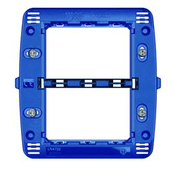 Suporte 3+3 Módulo Horiz 4X4" Com Placa Livinglight SLN4726 Pial Legrand