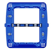 Suporte 3+3 Módulo Horiz 4X4" Com Placa Livinglight SLN4726 Pial Legrand