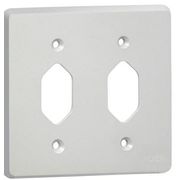 Placa 1+1P Nbr 4X4" Cinza Silent 054391 Pial Legrand