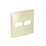 Placa 1+1 Horiz 4X4" Qn Gloss Nereya 663414 Pial Legrand