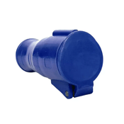Tomada Acoplado Fêmea 5 Polos 16A 250V Azul IP67 S5059W Steck