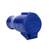 Tomada Acoplado Fêmea 5 Polos 16A 250V Azul IP67 S5059W Steck