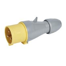 Plugue Industrial 3Pin Pa 2P+T 32A 100/130V Am P17 Tempra 555231 Cemar Legrand