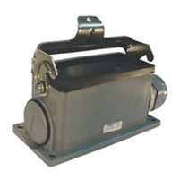 Carcaça Tomada Multipolar Tampa Plástica Base Alta 54X114X52Mm 10 Polos SCBA1T10 Steck