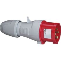 Plugue Industrial Mov Macho Pa 3P+T 32A 415V Vermelho 555238 Cemar Legrand