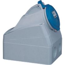 Tomada Sobrepor Fêmea 2P+T 32A 250V Azul Ip44 555254 Cemar Legrand