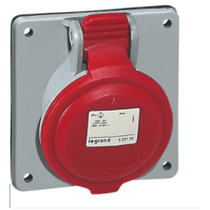 Tomada Embutir 3P+N+T 32A 415V Vermelho Ip44 555289 Cemar Legrand