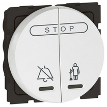 Interruptor Embutir 2 Tec Com Luz Pilot Magnesio Red 572074 Pial Legrand