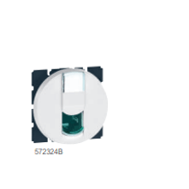 Tomada Telefone Embutir Rj45 2Módulo Branco Com Placa Branco ARTEOR Pial Legrand