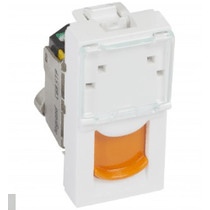 Tomada Telefone Embutir Rj45 6A 1Módulo Branco Com Placa Branco Lj ARTEOR Pial Legrand