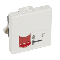 Tomada Telefone Embutir Rj45 5E 2Módulo Branco Br Vm ARTEOR Pial Legrand