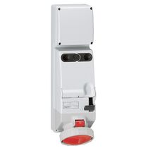 Unidade Combinada Sobrepor Tampa Plástica 3P+T 63A 380/415V 57298 Cemar Legrand