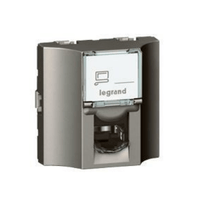 Tomada Telefone Rj45 5E 2Módulo Mag Conex Traseira 572830 Pial Legrand