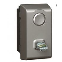 Tomada Telefone Rj45 Utp Cat6 4Módulo Mag Com Cabo Retratil 572839 Pial Legrand