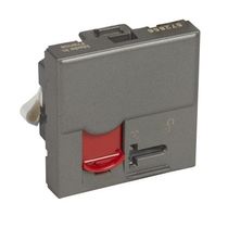 Tomada Telefone Rj45 Utp Cat6 2Módulo Mag 572853 Pial Legrand