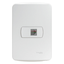 Tomada Telefone Rj11 1Módulo Branco Com Placa Branco S3B64900 Schneider