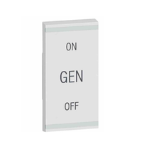 Interruptor Tomada Predial 1 Módulo Branco com Símbolo Gen-On-Off Quadrada 574483 Pial Legrand