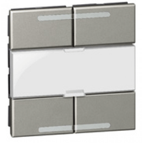 Módulo Interruptor 4 Tecl Simples Embutir 2Módulo Magne Interruptor Quad 574504 Pial Legrand