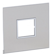 Placa Embutida 2 Postos 4X4" Cinza Arteor 575266 Pial Legrand