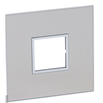 Placa Embutida 2 Postos 4X4" Cinza Arteor 575266 Pial Legrand