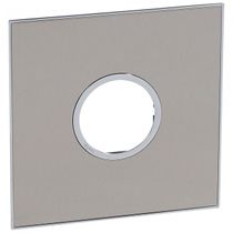 Placa Embutida 1 Posto 4X4" Cinza 2 Módulo Arteor 575646 Pial Legrand