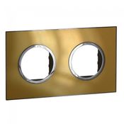 Placa Embutida Lt 2 Postos 2X2" Dour 2 Módulo Arteor 576250 Pial Legrand