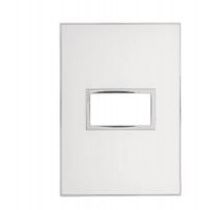 Placa 1 Posto Horiz 4X2" Branco ARTEOR Pial Legrand
