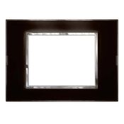 Placa Embutida 3+3 Postos 4X4" Preto Arteor 583032 Pial Legrand