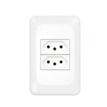 Conjunto Interruptor 2 Tec Simp Tomada 2P+T 10A 4X2" 663186 Pial Legrand