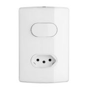 Conjunto Interruptor Tomada 2P+T 10A 4X2" 663187 Pial Legrand