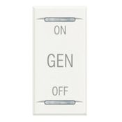 Tampa Interruptor Com Símbolo On-Off-Gen Com 1 Módulo Branco Interrup Tom HD4911AF Pial Legrand