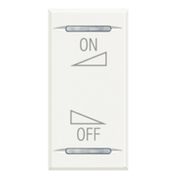 Tampa Interruptor Com Símbolo On-Off-Reg Branco Interrup Tom HD4911AI Pial Legrand