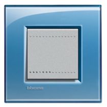 Placa 3 Postos 4X2" Az AZZURRO Pial Legrand