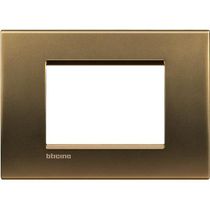 Placa Al 3 Postos Horiz 4X2" Bz LNA4803BZ Pial Legrand
