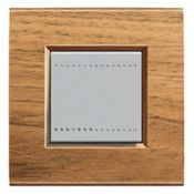 Placa 3 Postos 4X2" Noce LNA4803LNC Pial Legrand