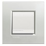 Placa Embutida 4 Postos 5X2" Prata Fixo LNA4804AG Pial Legrand