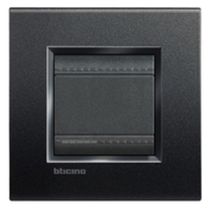 Placa Embutida 4 Postos 5X2" Pt/Cz Fixo LNA4804AR Pial Legrand