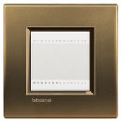 Placa Embutida 4 Postos 5X2" Bz Fixo LNA4804BZ Pial Legrand