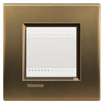 Placa Embutida 4 Postos 5X2" Bz Fixo LNA4804BZ Pial Legrand