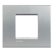 Placa Embutida 4 Postos 5X2" Cinza Fixo LNA4804TE Pial Legrand