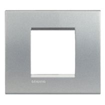 Placa Embutida 4 Postos 5X2" Cinza Fixo LNA4804TE Pial Legrand