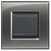 Placa Embutida 2 Postos 4X2" Cinza Esc LNA4819KF Pial Legrand