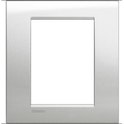Placa Embutida 3+3 Postos 4X4" Branco LNA4826GL Pial Legrand
