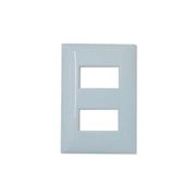 Placa 2 Postos 4X2" Acquamar Thesi M5P2AG Pial Legrand