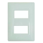 Placa 2 Postos 4X2" Atlantis Thesi M5P2AT Pial Legrand
