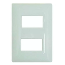 Placa 2 Postos 4X2" Atlantis Thesi M5P2AT Pial Legrand