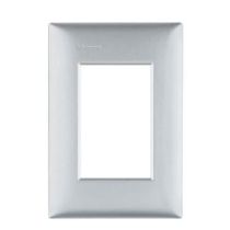 Placa Cega Embutir 3 Postos 4X2" Prata M5P3PT Pial Legrand