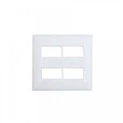 Placa 4 Postos 4X4" Atlantis Thesi M9P4AT Pial Legrand