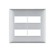 Placa Cega 4 Postos 4X4" M9P4PT Pial Legrand