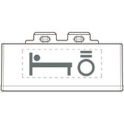 Interruptor Tomada Predial 1 Módulo Branco com Símbolo Diffusers N4915SETBL Pial Legrand